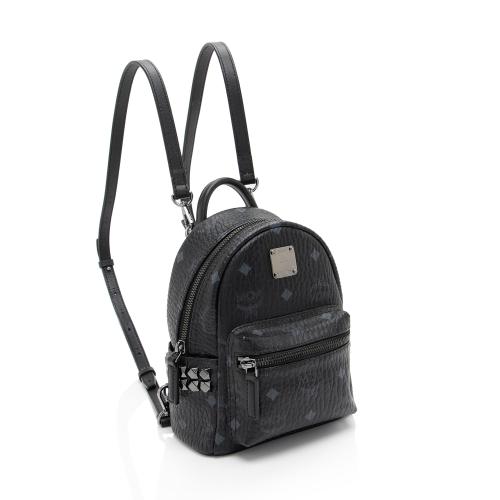 MCM Visetos Studded Stark Baby Backpack