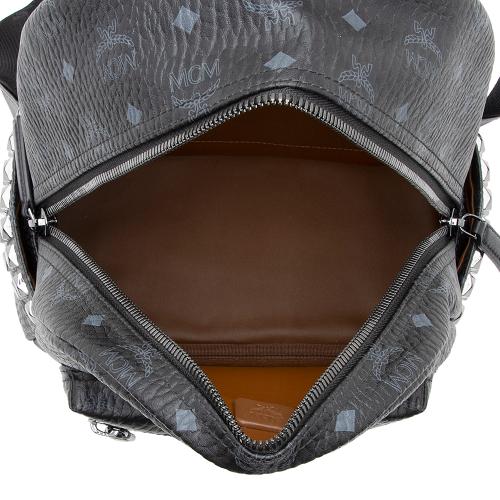 MCM Visetos Studded Stark Small Backpack