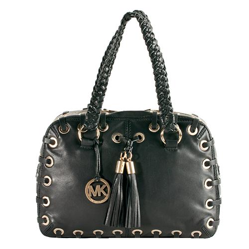 MICHAEL Michael Kors Astor Grommet Large Zip Satchel Handbag