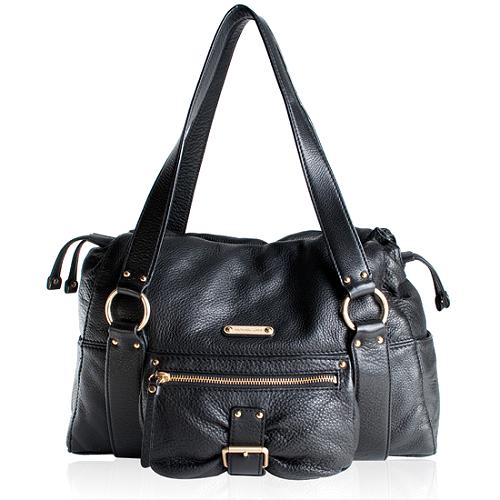 MICHAEL Michael Kors Austin Pebbled Leather Satchel Handbag