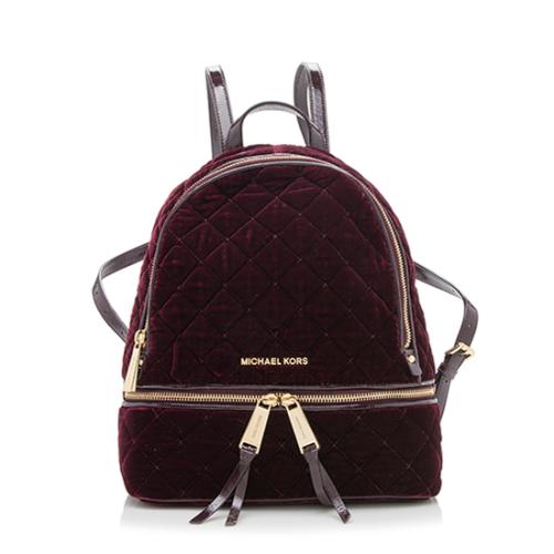 michael kors backpack velvet