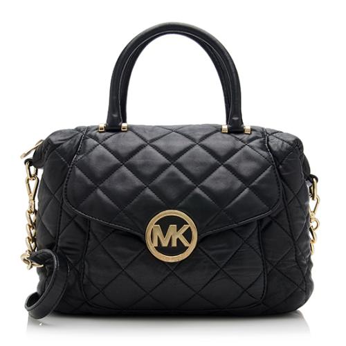 MICHAEL Michael Kors Quilted Leather Fulton Satchel