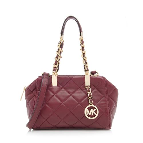 MICHAEL Michael Kors Quilted Leather Susannah Small Satchel