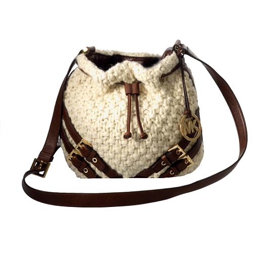 MICHAEL Michael Kors Wool Milo Drawstring Shoulder Handbag