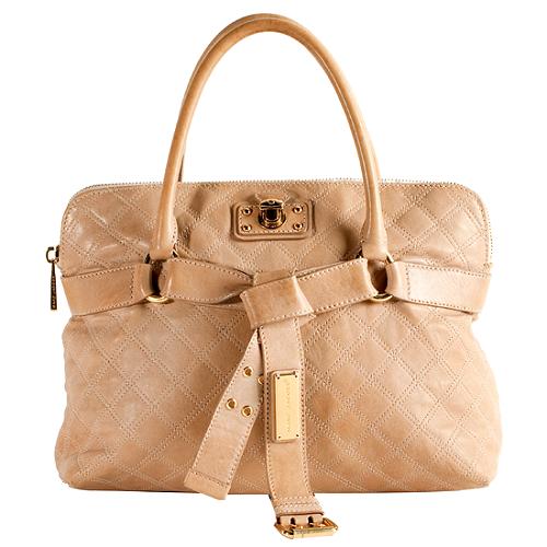 Marc Jacobs Bruna Belted Leather Tote