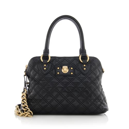 Marc Jacobs Quilted Leather Carmine Satchel