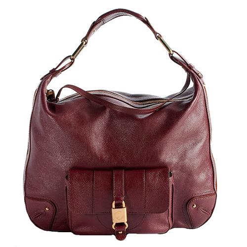 Marc Jacobs Courtney Leather Expandable Hobo Handbag