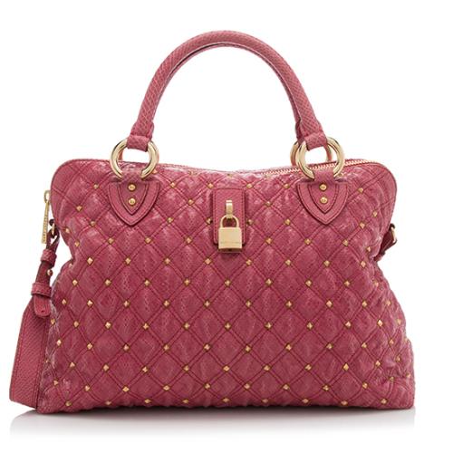 Marc Jacobs Embossed Python Stardust Rio Tote