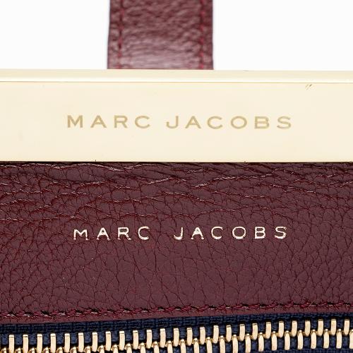 Marc Jacobs Leather Braided Framed Satchel