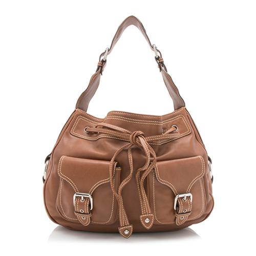 Marc Jacobs Leather Drawstring Hobo