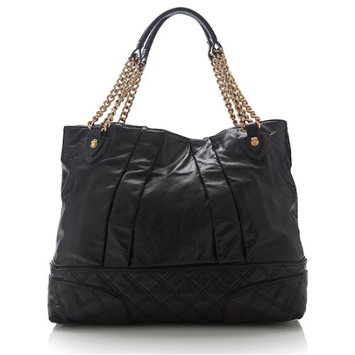 Marc Jacobs Leather Mix Quilted Tote