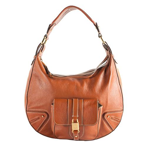 Marc Jacobs Leather Sienna Expandable Hobo Handbag