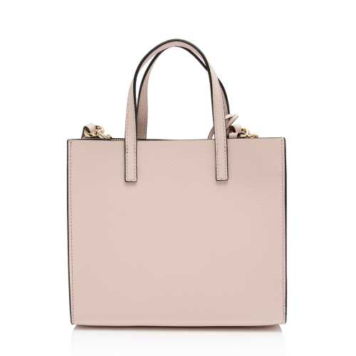 Marc Jacobs Leather The Grind Mini Tote