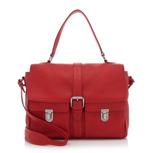 Marc Jacobs Leather Lola Buckled Satchel