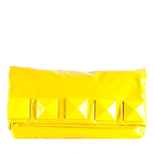 Marc Jacobs Patent Leather Fergi Studded Clutch