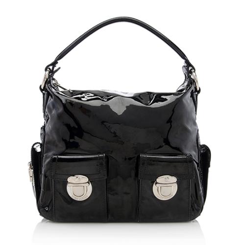 Marc Jacobs Patent Leather Multipocket Shoulder Bag 