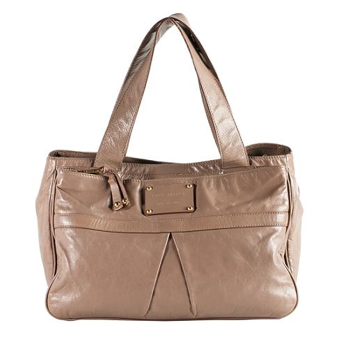 Marc Jacobs Pleated Leather Tote