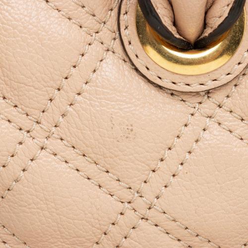 Marc Jacobs Quilted Lambskin Karlie Large Dome Satchel