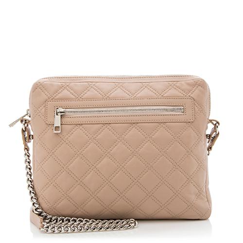 Marc Jacobs Quilted Lambskin iPad Shoulder Bag