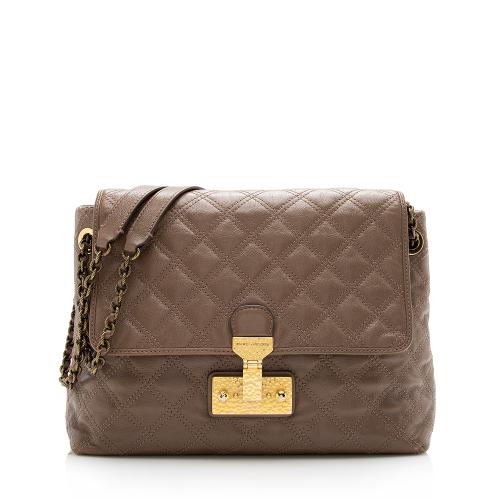 Marc Jacobs Quilted Leather Baroque Extra Large Single Shoulder Bag