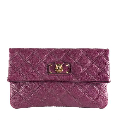 Marc Jacobs Quilted Leather Eugenie Clutch