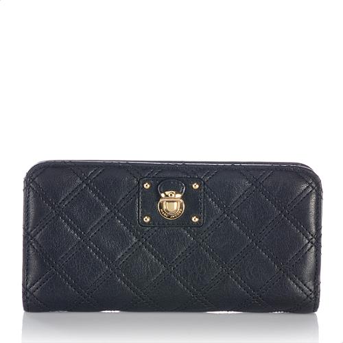 Marc Jacobs Quilted Leather Marky Wallet