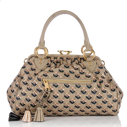 Marc Jacobs Quilted Leather Memphis Stam Satchel