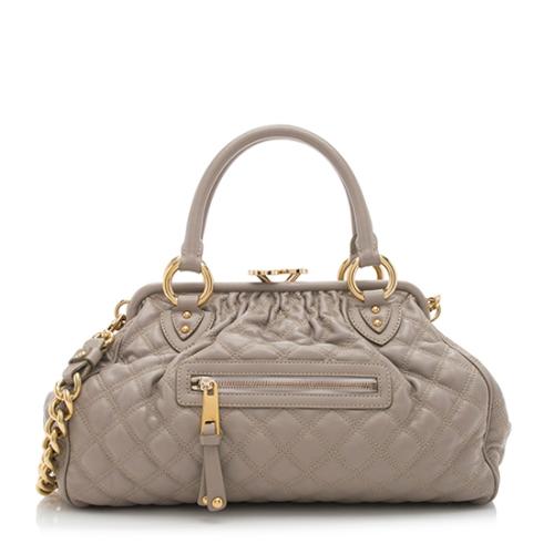 Marc Jacobs Quilted Leather Stam Satchel