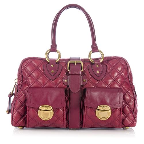 Marc Jacobs Quilted Leather Venetia Satchel