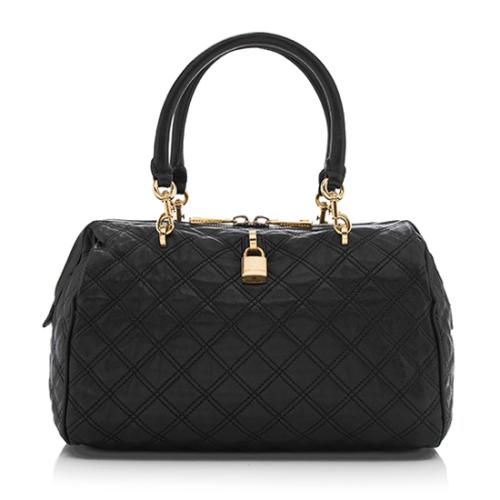 Marc Jacobs Quilted Leather Westside Boston Bag