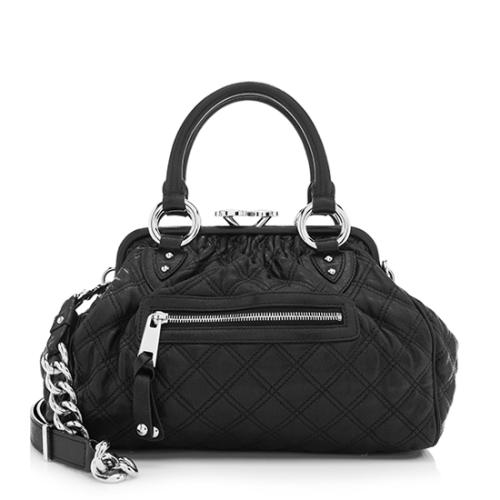 Marc Jacobs Quilted Leather Mini Stam Satchel
