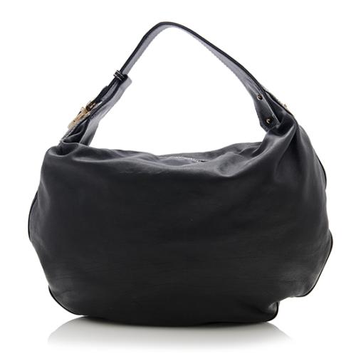 Marc Jacobs Leather Round Large Hobo