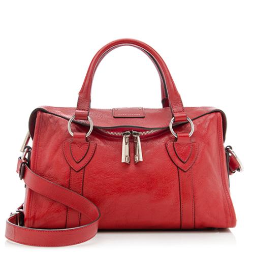 Marc Jacobs Leather Small Fulton Satchel