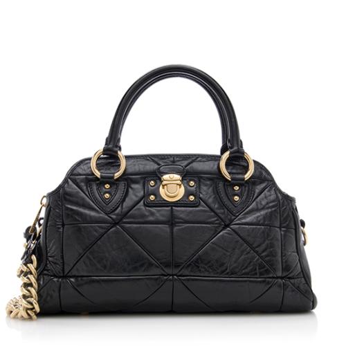 March Jacobs Leather Patchwork Satchel 
