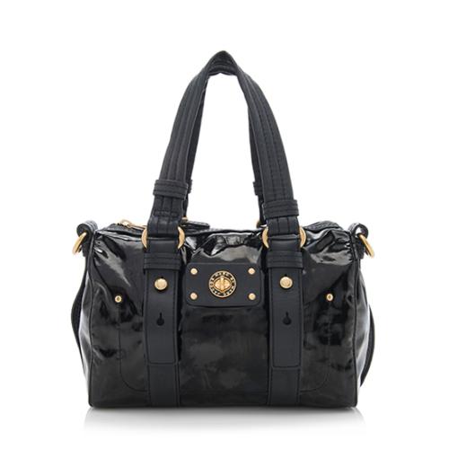 Marc By Marc Jacobs Patent Leather Turnlock Shine Lil Shifty Satchel