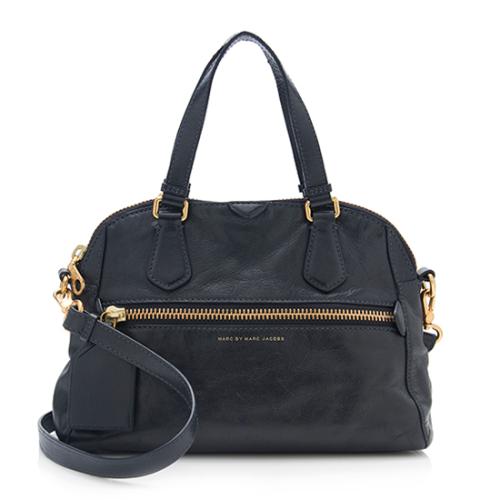 Marc by Marc Jacobs Leather Mini Globetrotter Satchel
