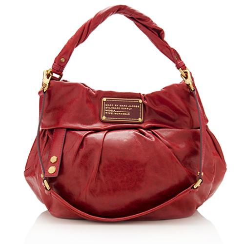 Marc by Marc Jacobs Leather Twisted Q Riz Hobo
