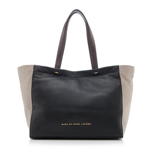 Marc by Marc Jacobs Leather Whats the T Colorblock Tote