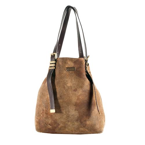Michael Kors Distressed Leather Darrington Large North/South Tote