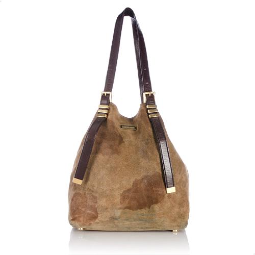 Michael Kors Distressed Leather Darrington Large North/South Tote