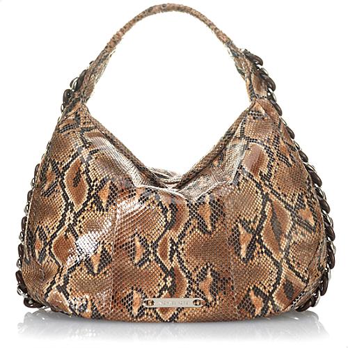 Michael Kors 'ID Chain' Painted Python Hobo Handbag