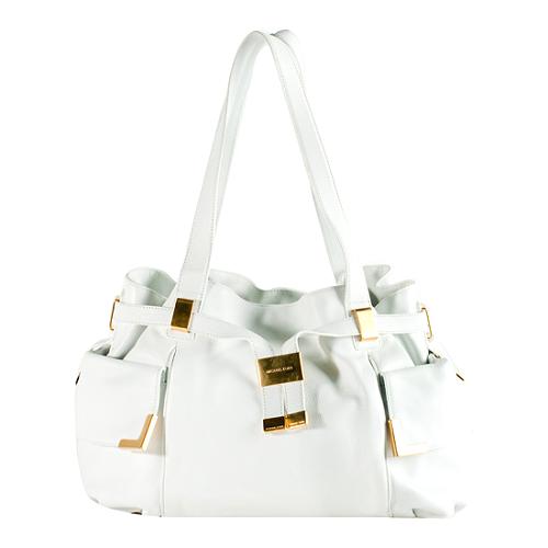 Michael Kors Leather Beverly Drawstring Tote