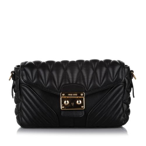 Miu Miu Matelasse Leather Crossbody Bag 9451