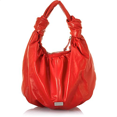 Moschino Calf Leather Shoulder Handbag