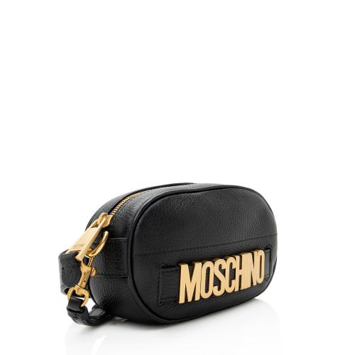 Moschino Leather Logo Belt Bag
