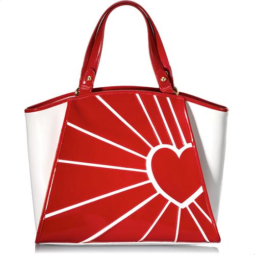 Moschino Love Japanese Flag Borsa Manici Handbag