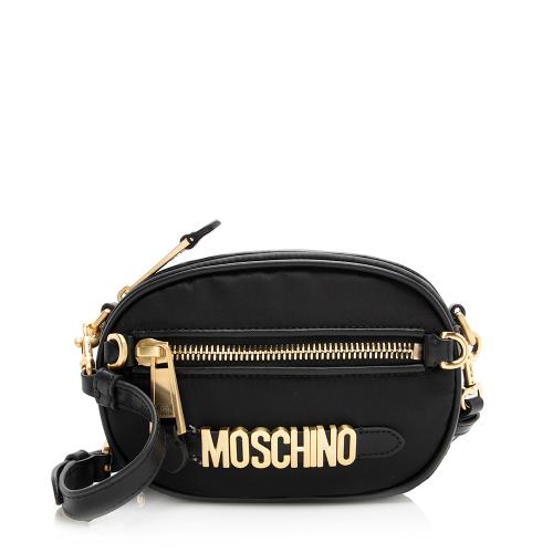Moschino Nylon Logo Crossbody Bag