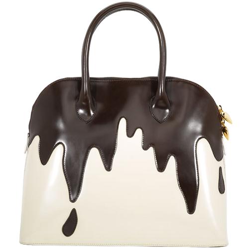 Moschino Vintage Dripping Chocolate Bag
