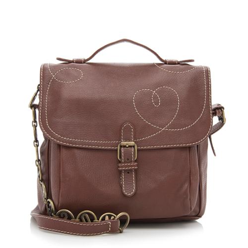 Moschino Vintage Leather Heart Messenger