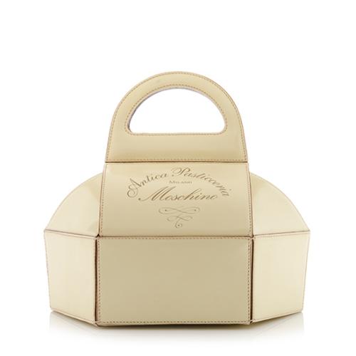 Moschino Vintage Leather Pastry Box Bag